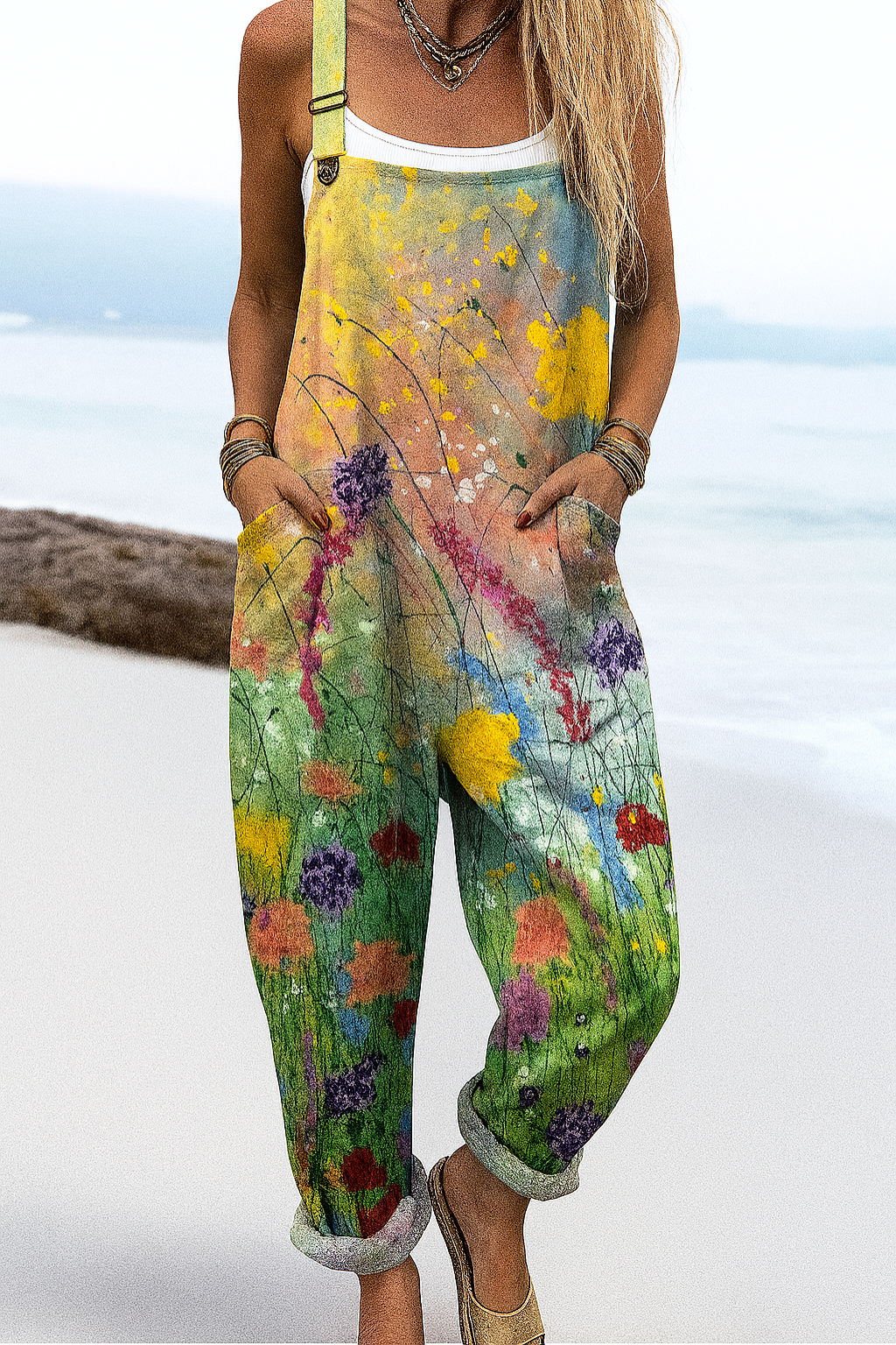 Artistic Overall Jumpsuit