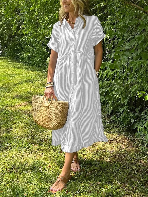Kaiya | Elegent Striped Dress