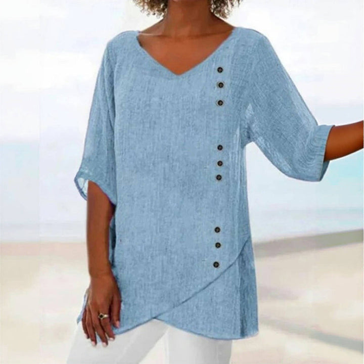 Adelina | Casual Irregular Blouse