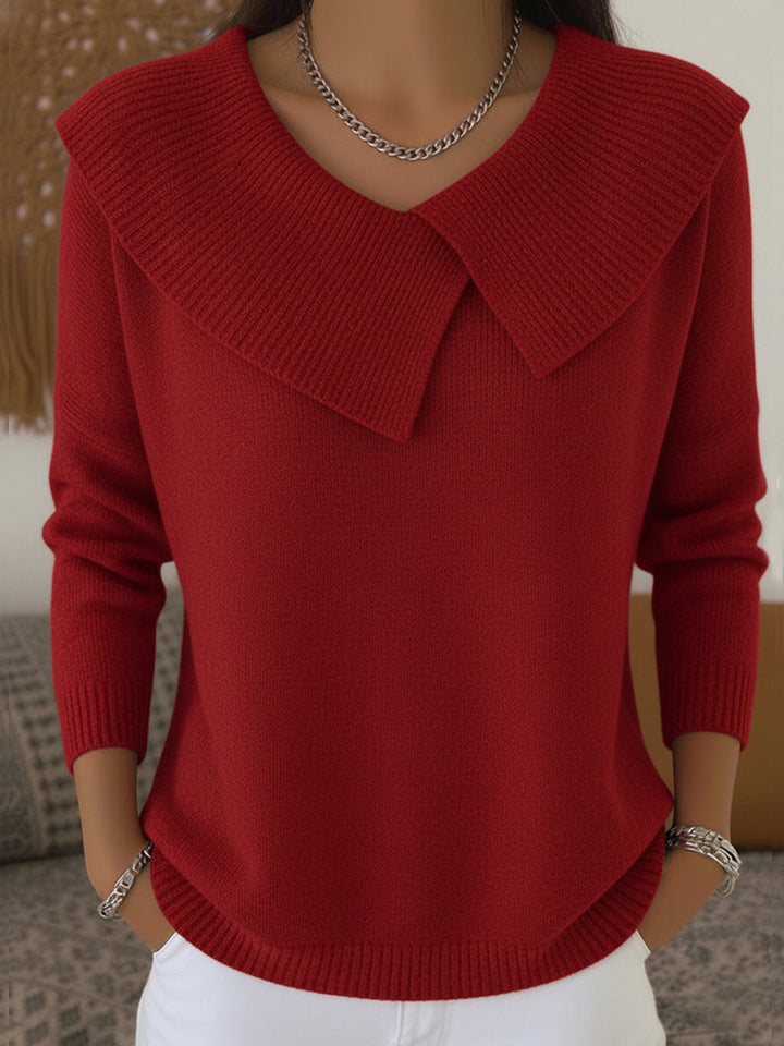 Karter | Warm Sweater with Soft Collar