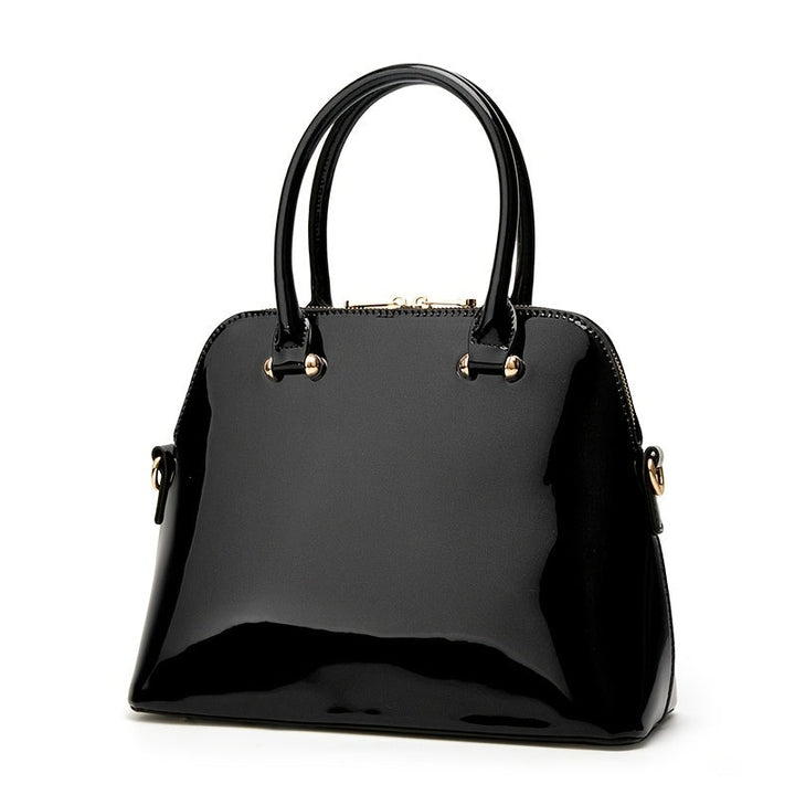 Chic Shiny Bag with Zipper – Practical and Elegant for Everyday Use!