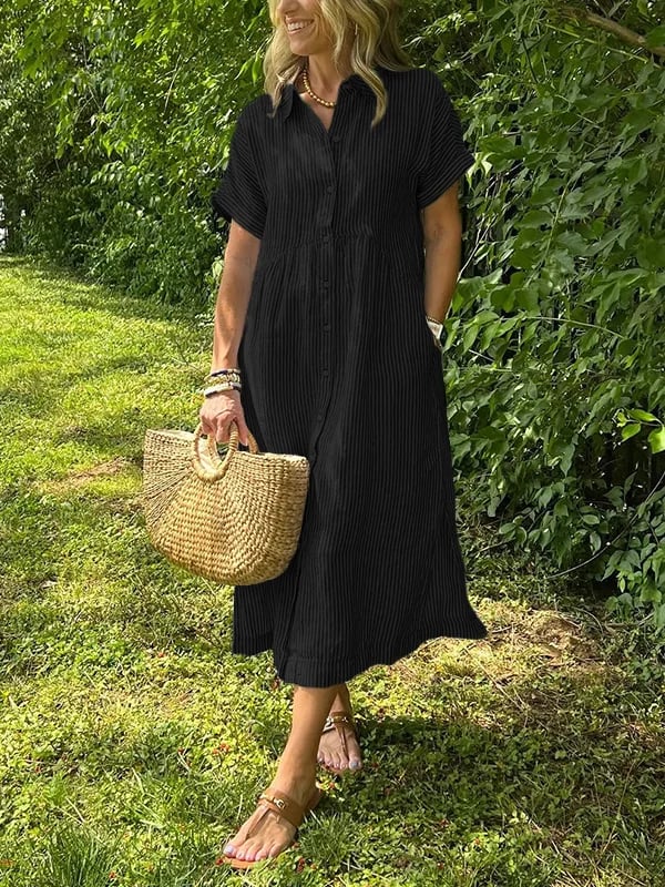 Kaiya | Elegent Striped Dress