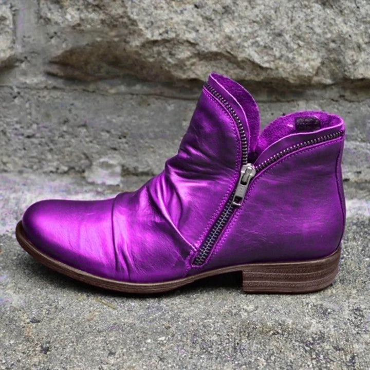 Lianella | Ankle Boots With Zipper