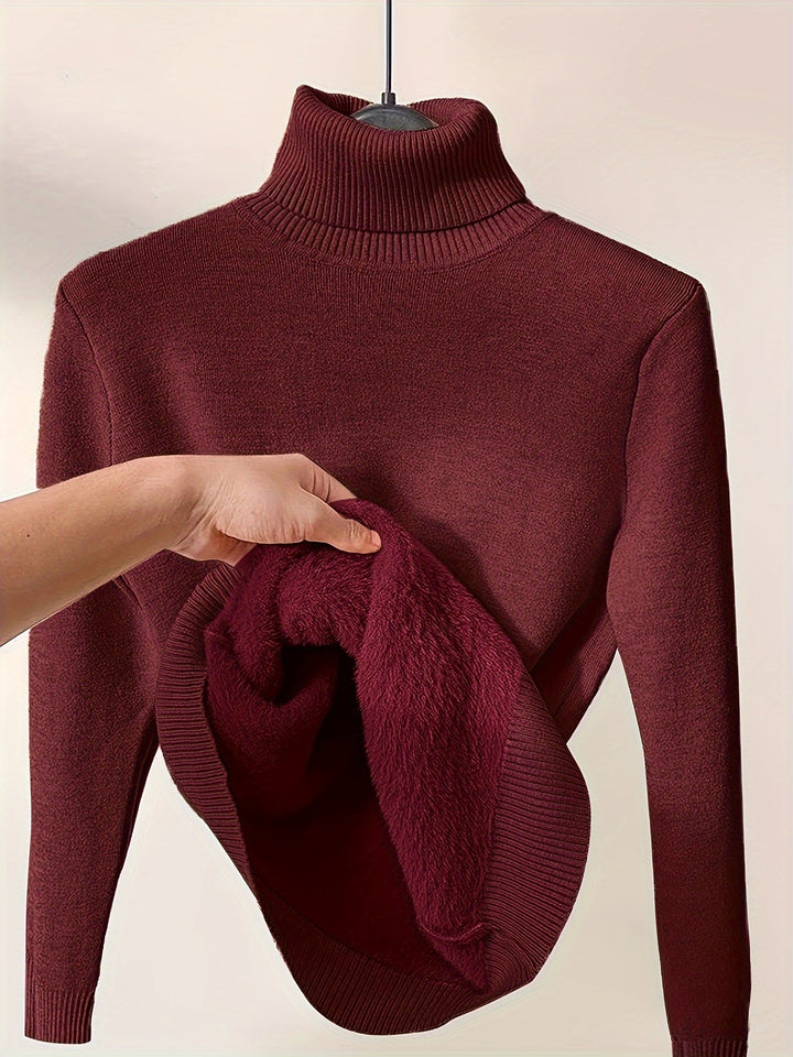 ZÖE - Soft Turtle Neck Pullover Sweater