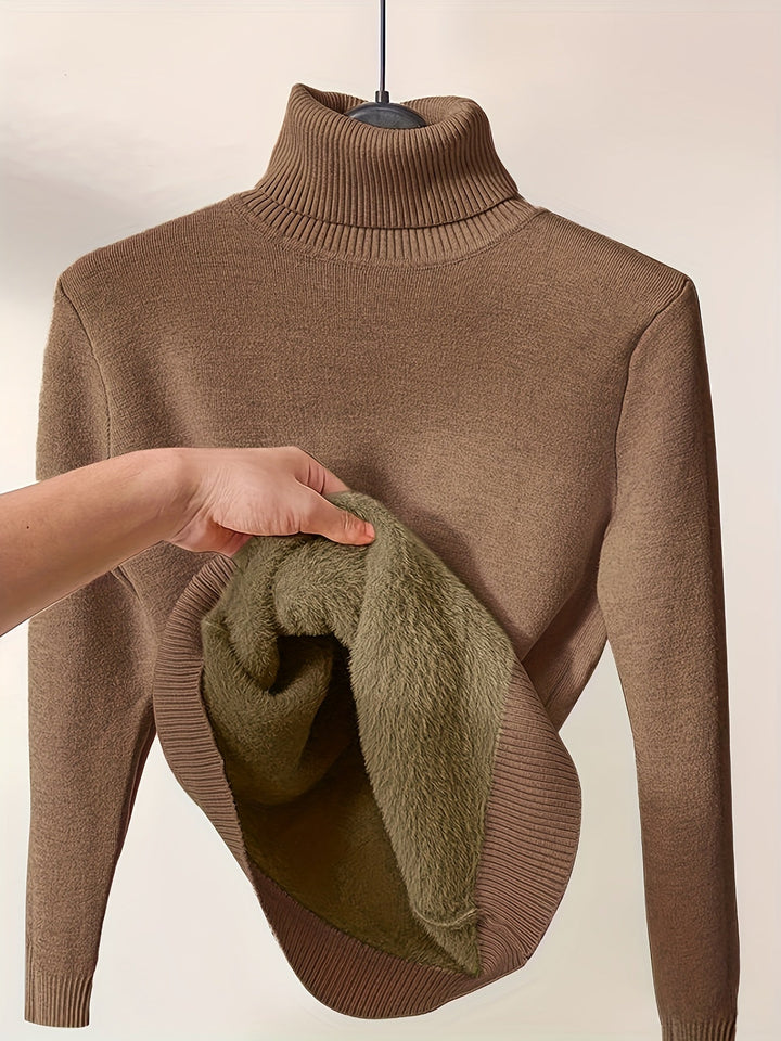ZÖE - Soft Turtle Neck Pullover Sweater