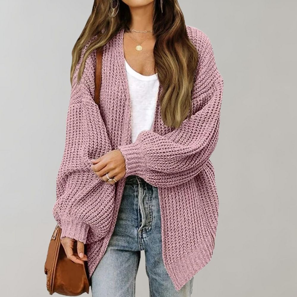 Knitted Women's Cardigan with Long Sleeves | Selina