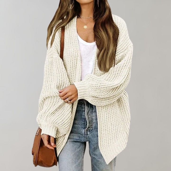 Knitted Women's Cardigan with Long Sleeves | Selina