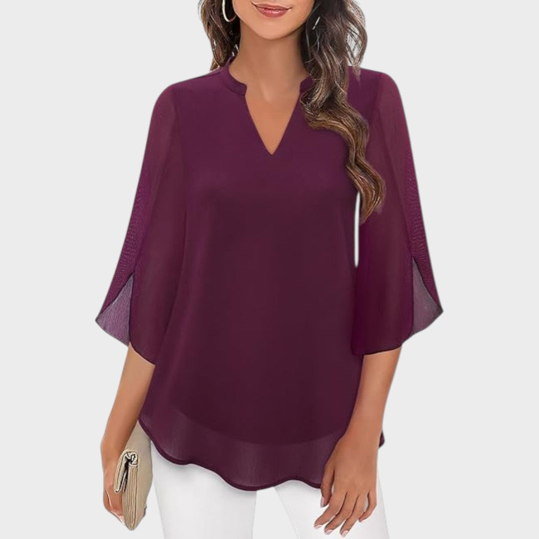 Lyanna – Flowing Split Sleeve Blouse