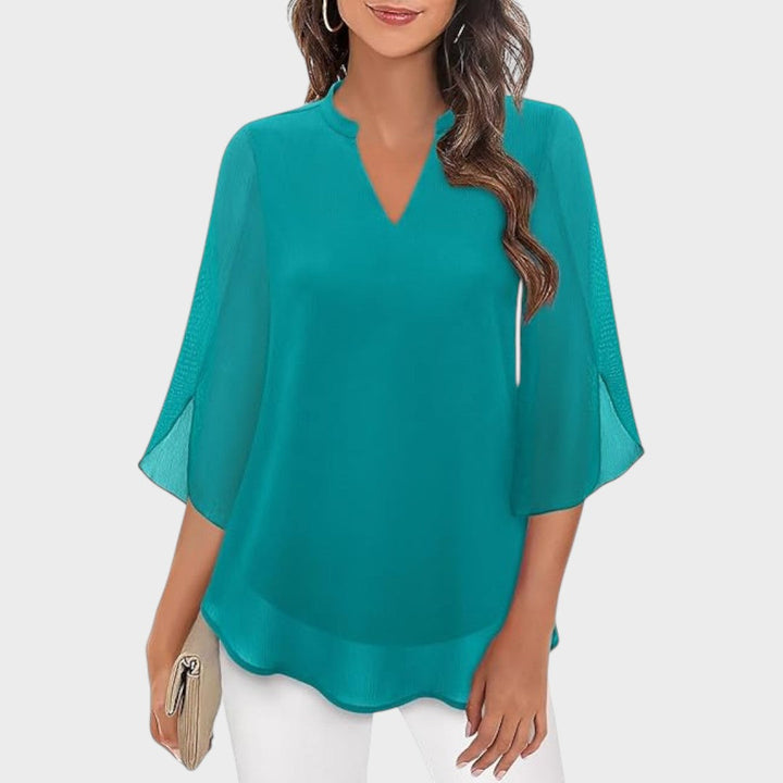 Lyanna – Flowing Split Sleeve Blouse