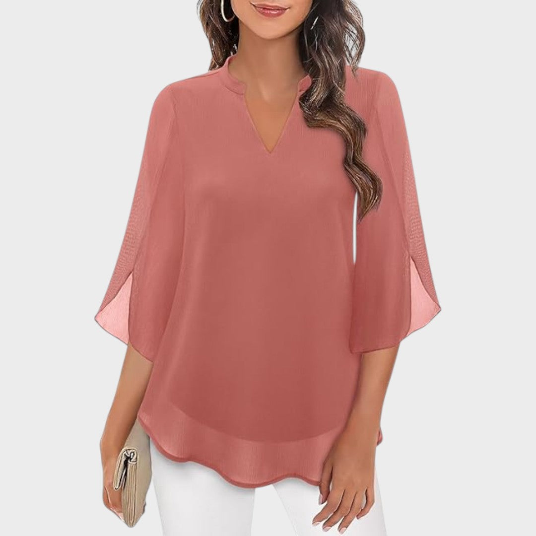 Lyanna – Flowing Split Sleeve Blouse