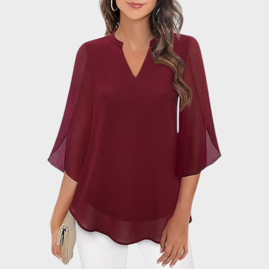 Lyanna – Flowing Split Sleeve Blouse