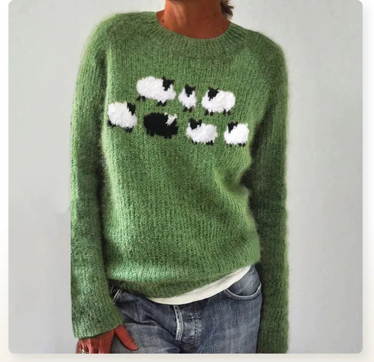 Lina™ – Cozy Cute Sheep Sweater