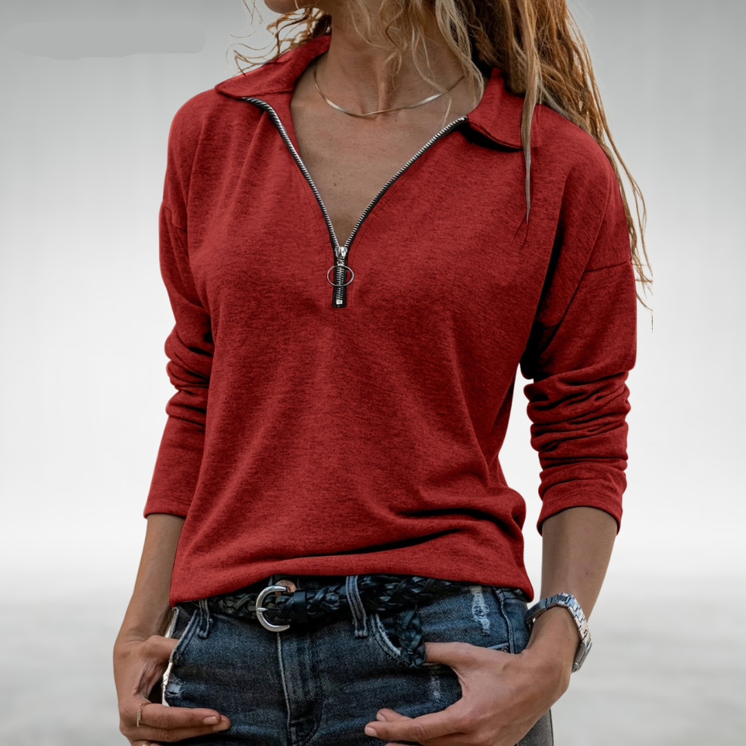 Adeline | Women's Half-Zip Sweaters