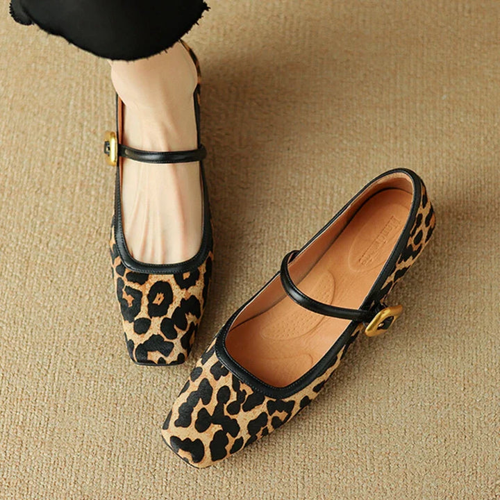 Feline Luxe Leopard Mid-Heels