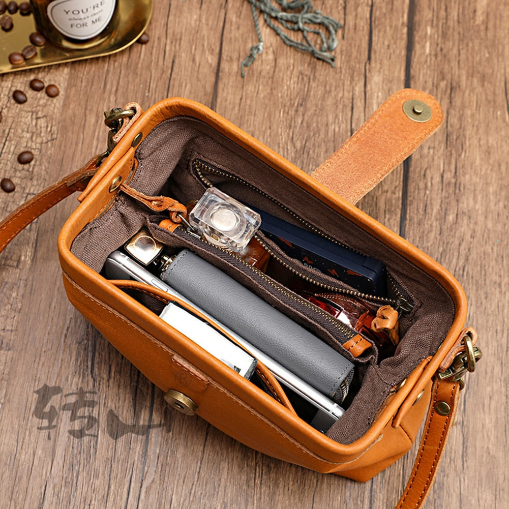Vintage Artisan Handmade Leather Bag