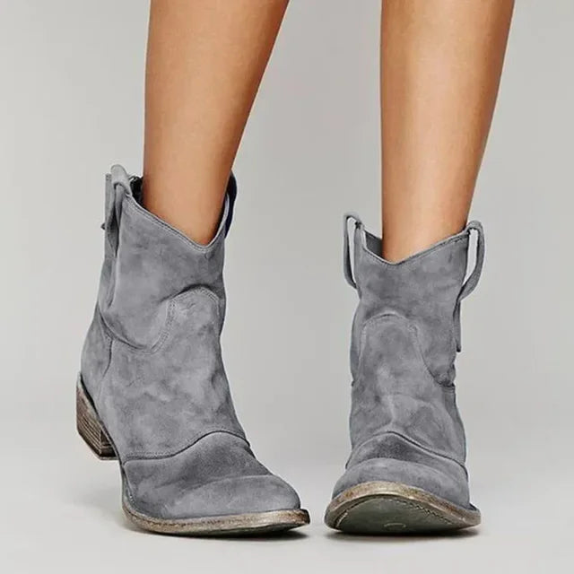 Zinny – Vintage Western Ankle Boots