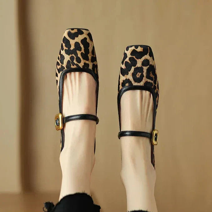 Feline Luxe Leopard Mid-Heels