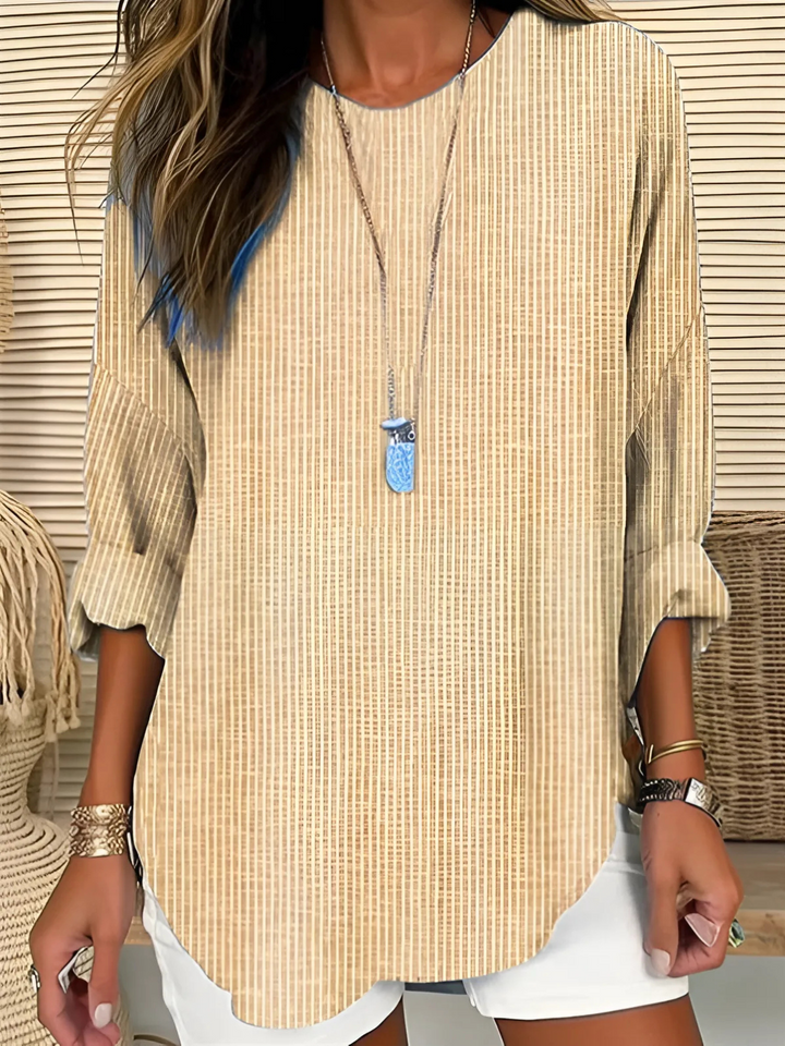 Lunara – Relaxed Striped Tunic Top