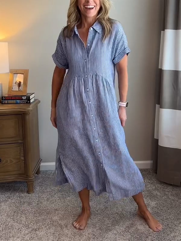 Kaiya | Elegent Striped Dress