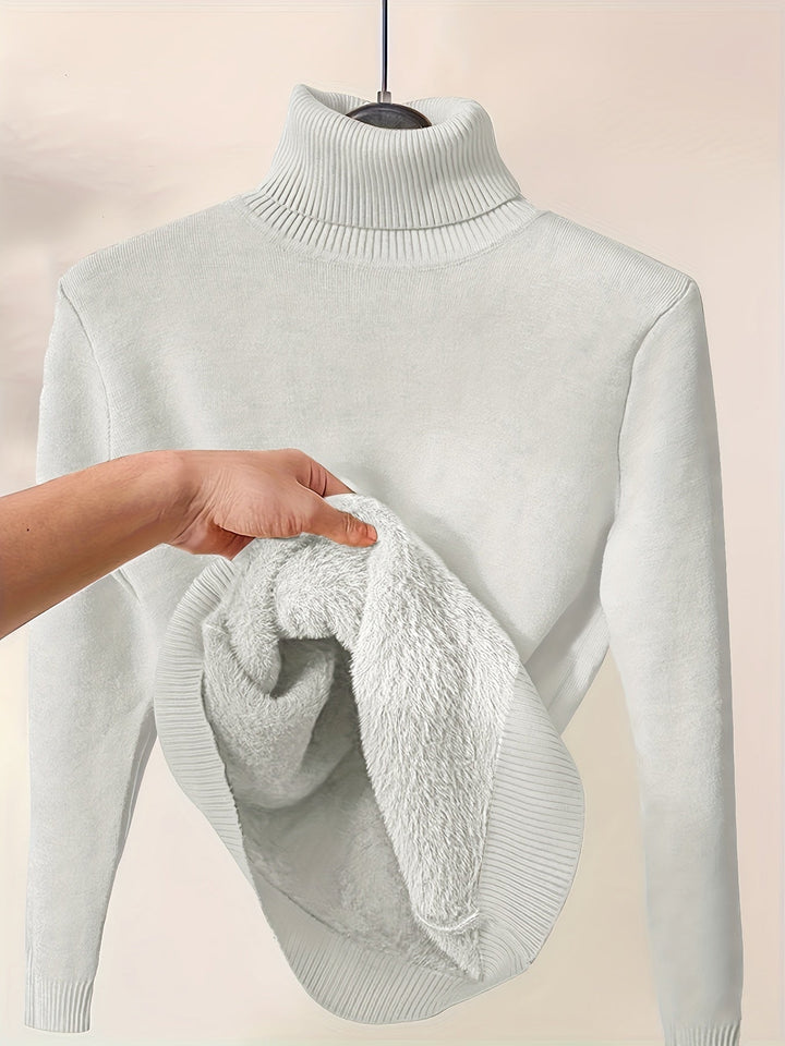 ZÖE - Soft Turtle Neck Pullover Sweater