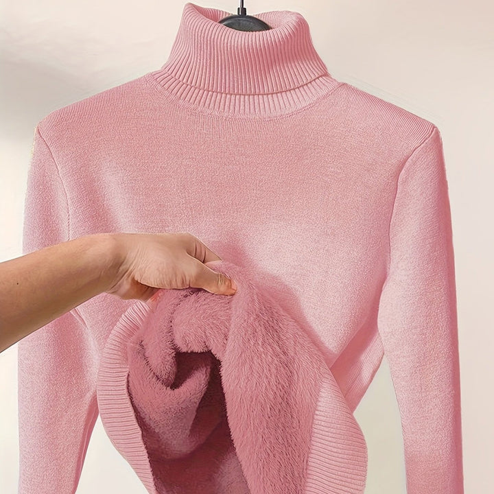 ZÖE - Soft Turtle Neck Pullover Sweater