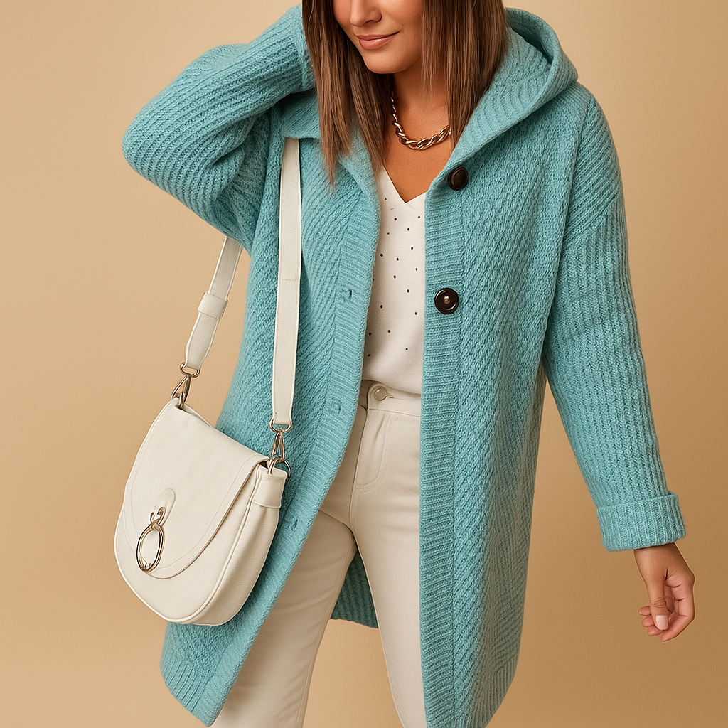 Comfortable open-front women’s cardigan with a timeless fit | Lina