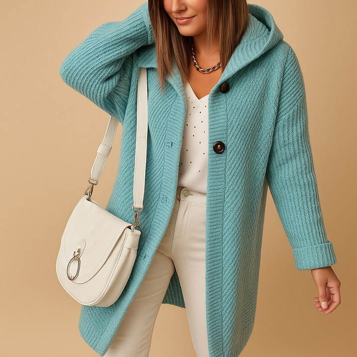 Comfortable open-front women’s cardigan with a timeless fit | Lina