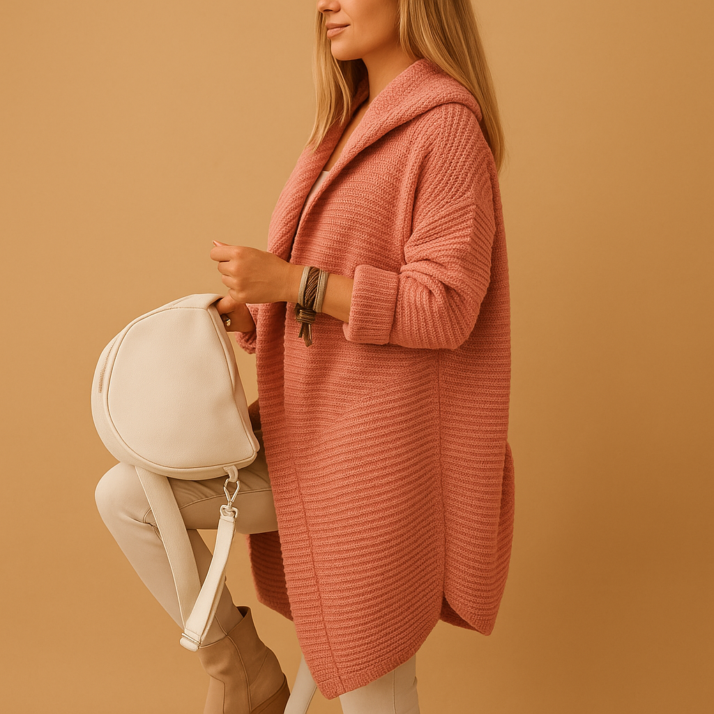 Comfortable open-front women’s cardigan with a timeless fit | Lina