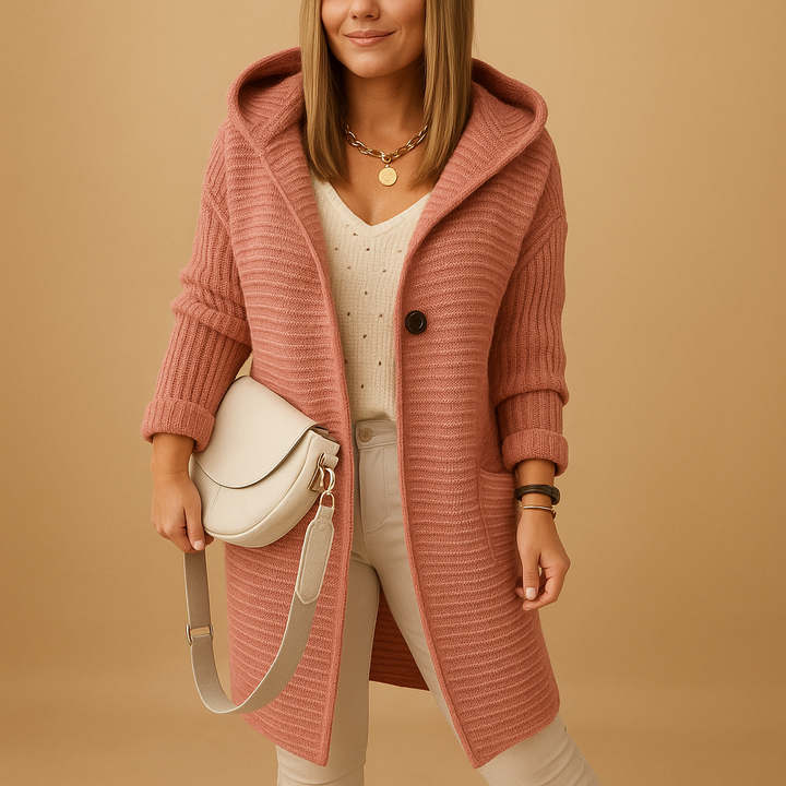 Comfortable open-front women’s cardigan with a timeless fit | Lina
