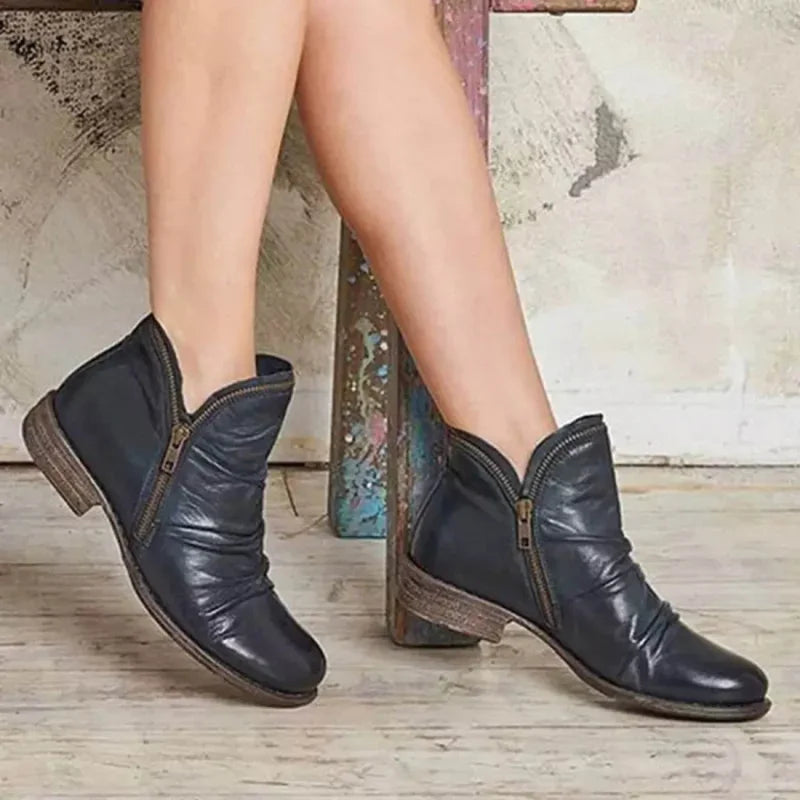 Lianella | Ankle Boots With Zipper