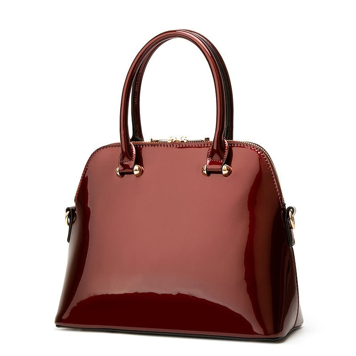 Chic Shiny Bag with Zipper – Practical and Elegant for Everyday Use!
