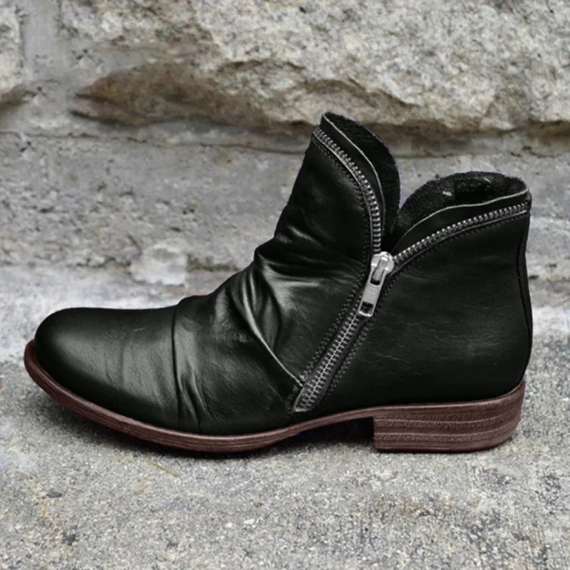 Lianella | Ankle Boots With Zipper