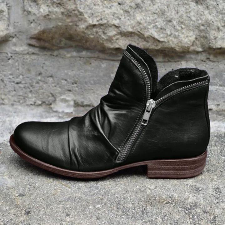 Lianella | Ankle Boots With Zipper