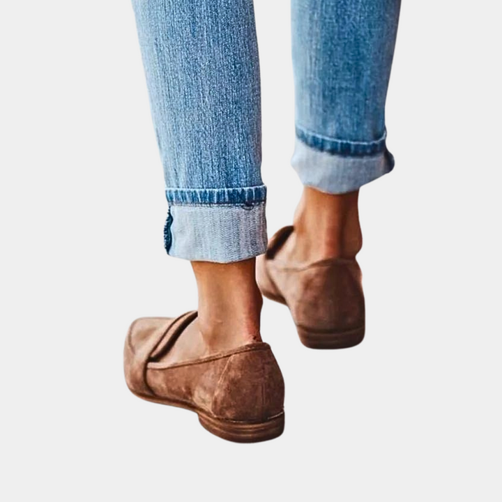 Lorena Suede Slip-Ons – Comfortable Women's Slip-Ons