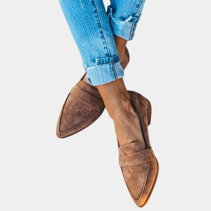 Lorena Suede Slip-Ons – Comfortable Women's Slip-Ons