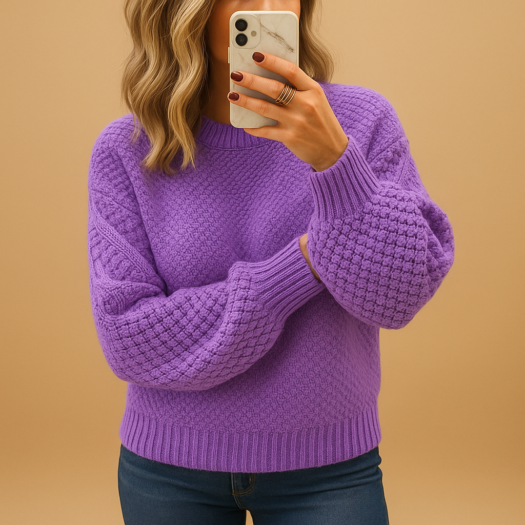 Elegant warm women’s sweater with a comfortable fit | Isabelle