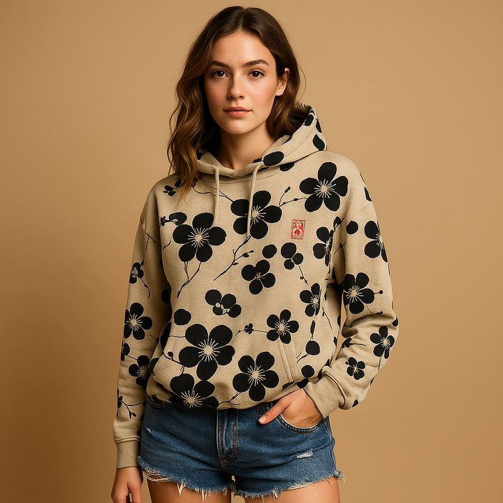 Floral hoodie sweater for women | Lianne