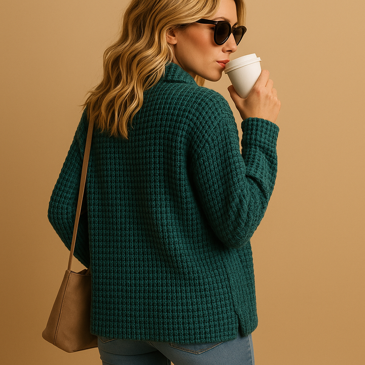 Fitted knitted women’s sweater | Yara
