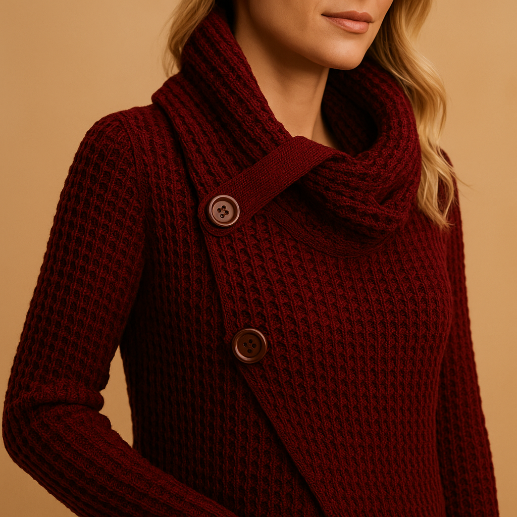 Fitted knitted women’s sweater | Yara