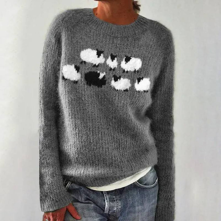 Lina™ – Cozy Cute Sheep Sweater