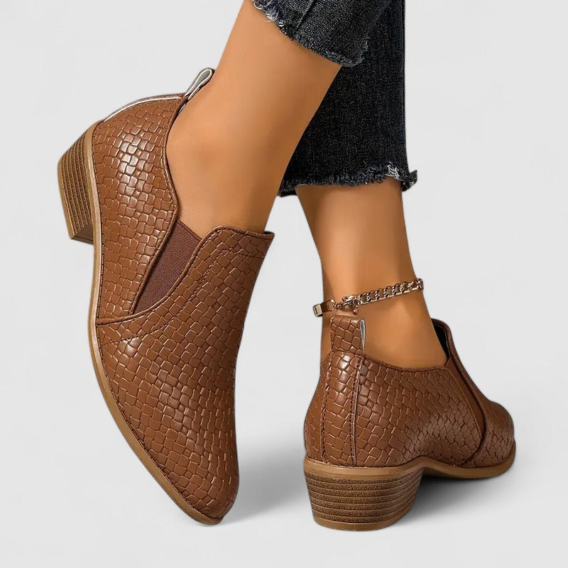 Caelora Croco Loafers