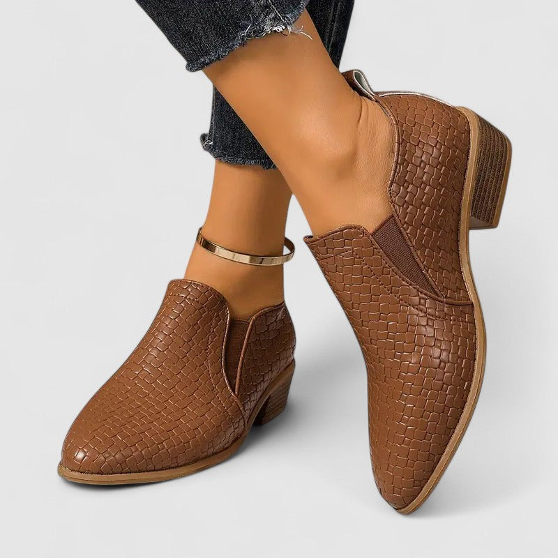Caelora Croco Loafers