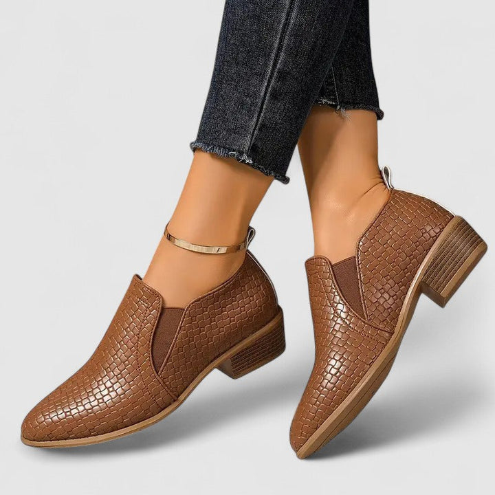 Caelora Croco Loafers