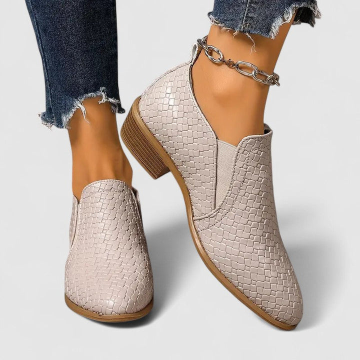 Caelora Croco Loafers