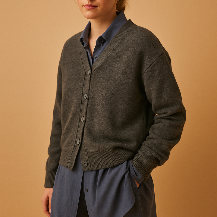 Cashmere wrap cardigan for women | Manou
