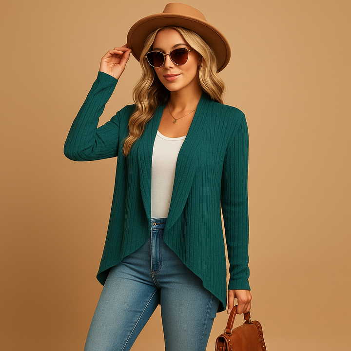 Long knitted cardigan for women | Fenna