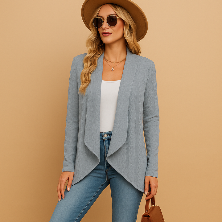 Long knitted cardigan for women | Fenna