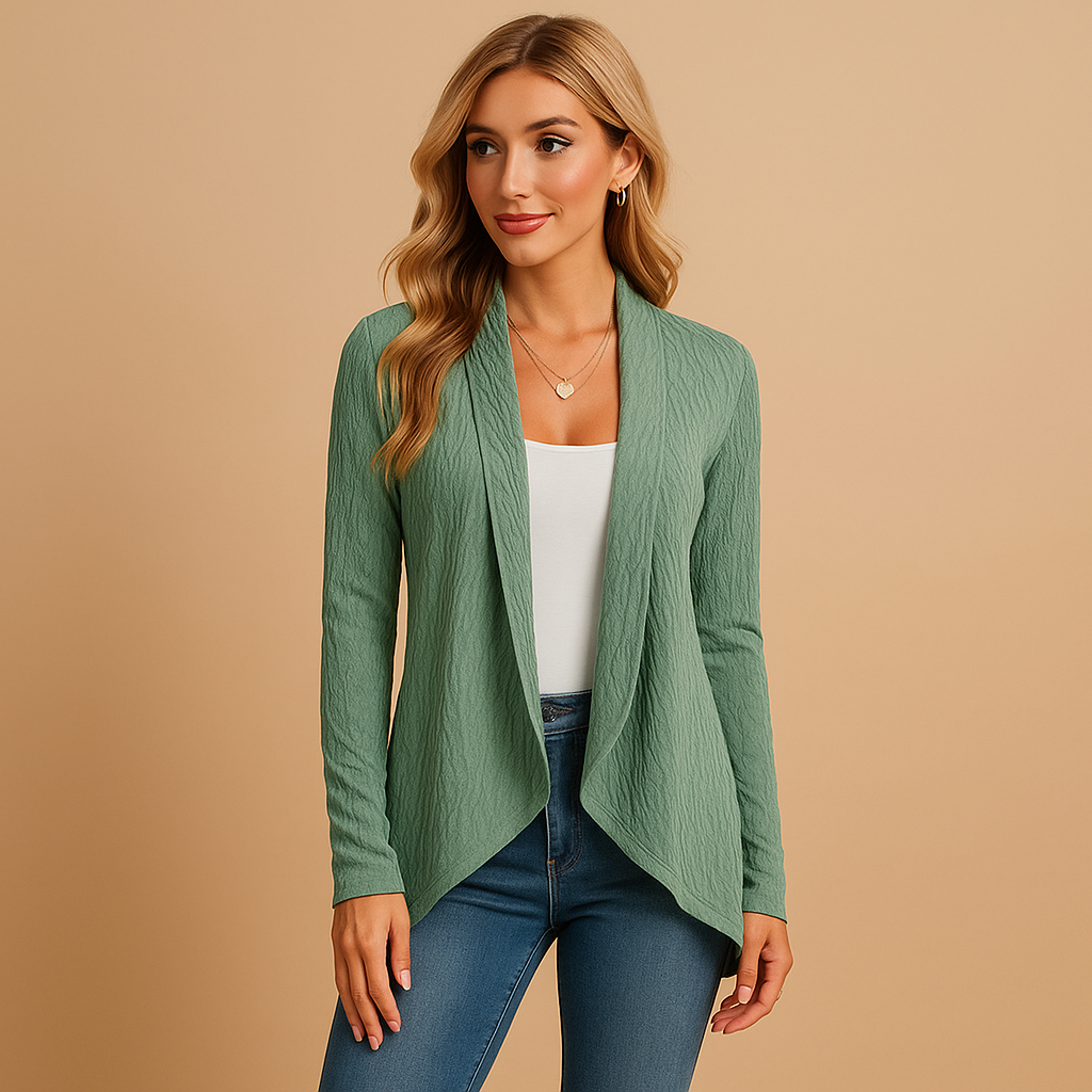 Long knitted cardigan for women | Fenna