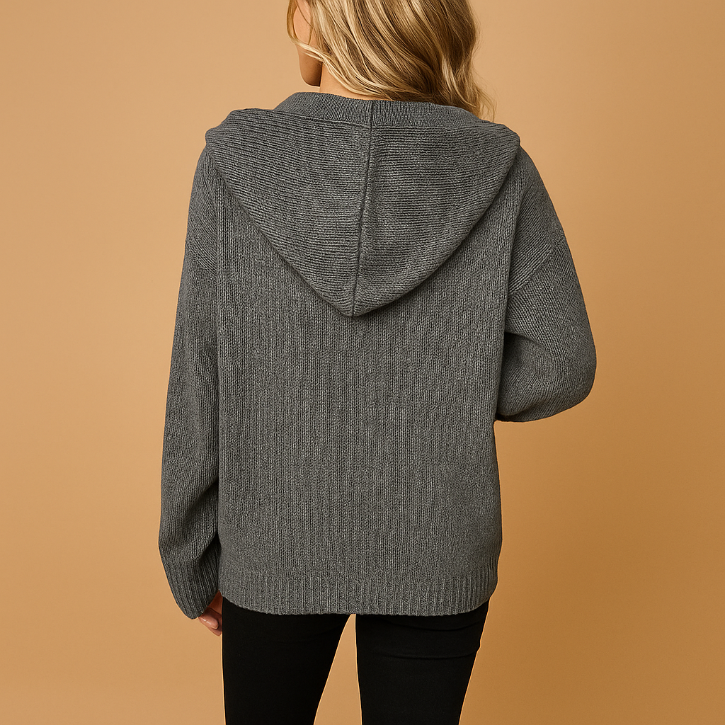 Loose-fit women’s cardigan with open front | Milou