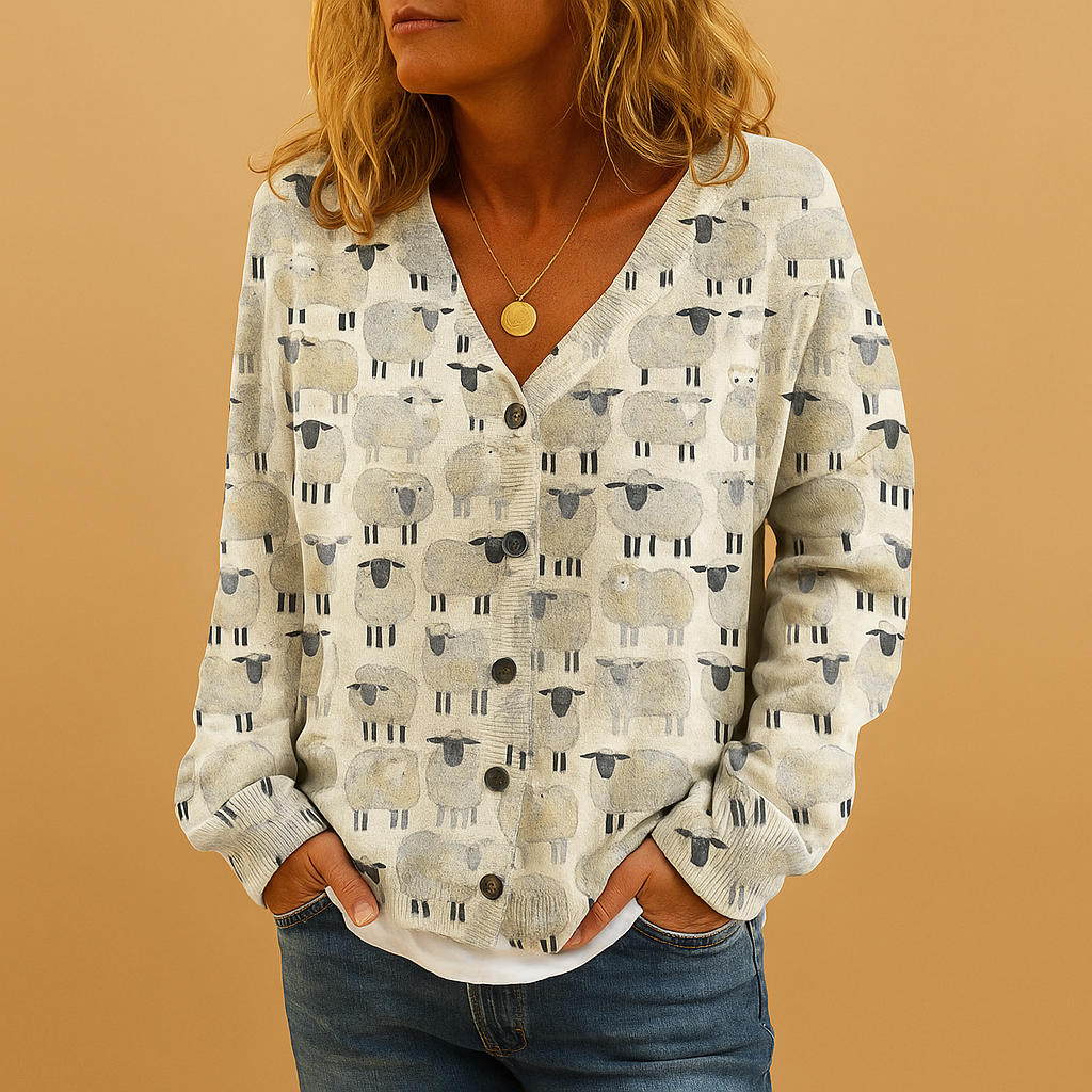 Luxury women’s sweater with a relaxed fit and elegant look | Fenna